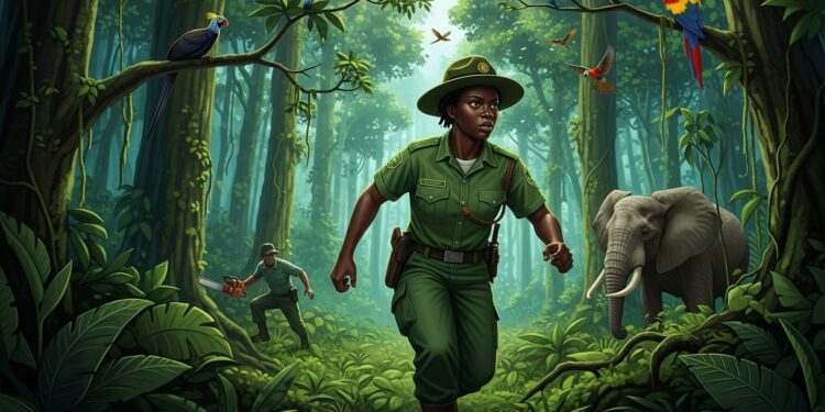 Découvrez comment danciens bûcherons deviennent rangers au Nigeria pour sauver la forêt dOkomu riche en biodiversité menacée Une initiative locale contre la déforestation massive   Viral Mag