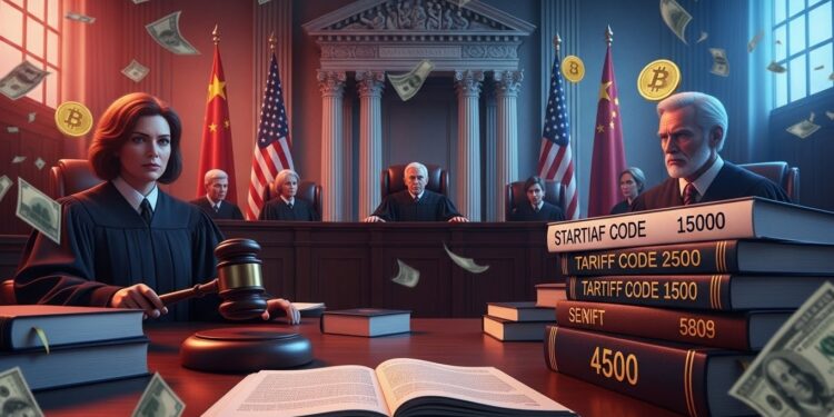 Une décision imminente de la Cour suprême pourrait remettre en cause des milliards de dollars de droits de douane imposés par Trump Impact sur léconomie les marchés et les cryptomonnaies en suspens   Viral Mag