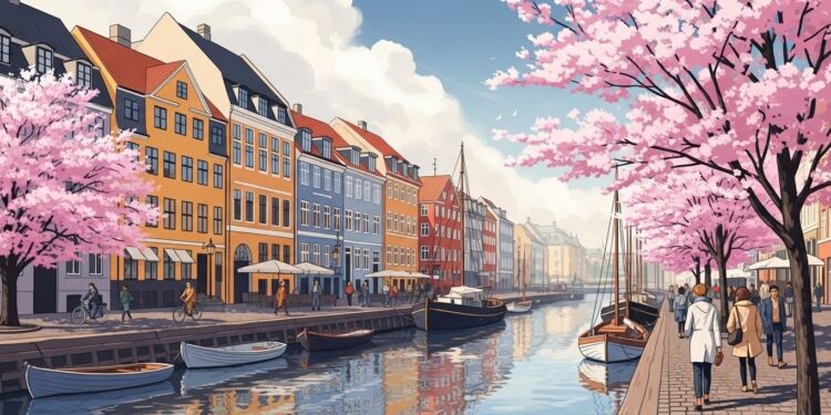 Découvrez Copenhague en mars  climat doux faible affluence festivals uniques et cerisiers en fleur Guide complet pour un voyage inoubliable au printemps danois   Viral Mag