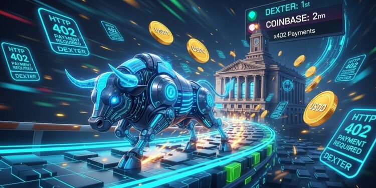 Dexter protocole AI dépasse Coinbase en transactions quotidiennes x402 depuis décembre Découvrez cette révolution dans les micropaiements pour agents IA et ce quelle signifie pour lavenir crypto   Viral Mag