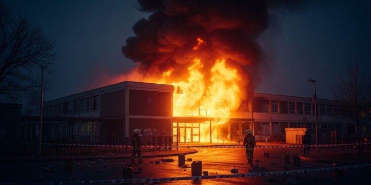 À Dijon lincendie criminel du collège Champollion est confirmé comme représailles après des coups durs portés au trafic de drogue Cinq suspects interpellés dont des mineurs recrutés sur points de deal Détails glaçants   Viral Mag
