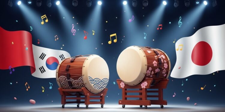 À Nara le président sud coréen Lee Jae Myung et la Première ministre japonaise Sanae Takaichi ont joué de la batterie sur Dynamite de BTS et Golden symbole dune diplomatie rythmée et tournée vers lavenir malgré les tensions historiques   Viral Mag