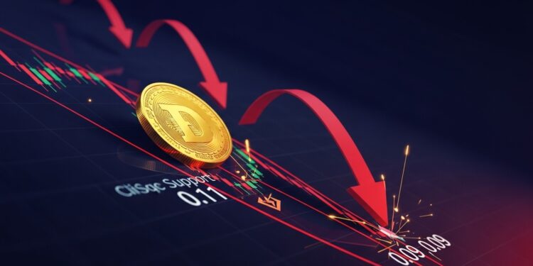 Dogecoin reste coincé dans un canal descendant avec des rebonds faibles à 011 $ Analyse technique complète  risque de chute vers 009 $ et conditions pour un retournement haussier   Viral Mag