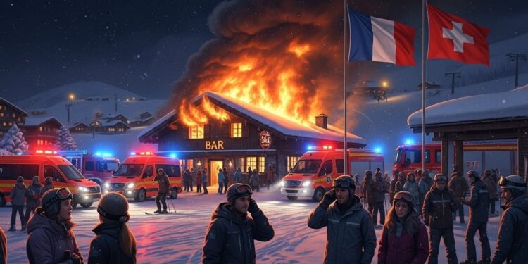 La France accueille des blessés de lincendie mortel à Crans Montana en Suisse qui a causé une quarantaine de morts Emmanuel Macron exprime la solidarité nationale après ce terrible accident du Nouvel An   Viral Mag