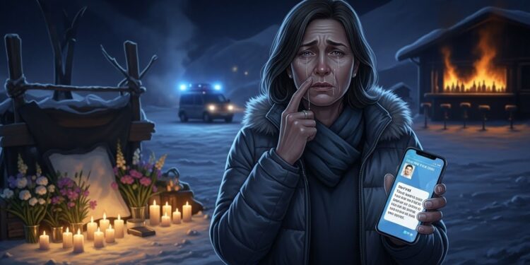 40 heures après lincendie tragique au bar Le Constellation à Crans Montana une mère raconte son angoisse infinie et sa recherche acharnée pour retrouver son adolescent porté disparu lors des fêtes du Nouvel An   Viral Mag