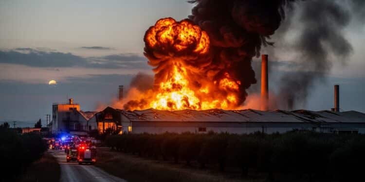 Drame en Grèce : Explosion Mortelle dans une Biscuiterie - Viral Mag Quatre employées tuées et une disparue après une explosion suivie dun incendie dans une biscuiterie près de Trikala Un accident tragique qui endeuille la Grèce centrale Viral Mag