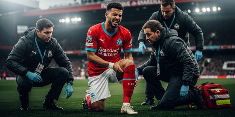 Coup dur pour lOlympique de Marseille  Emerson Palmieri blessé à la cuisse est forfait contre Liverpool en Ligue des champions Analyse des impacts et options pour De Zerbi   Viral Mag
