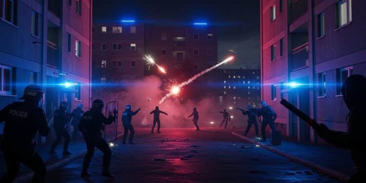 À Nice dans le quartier des Moulins une trentaine dindividus ont violemment attaqué des policiers lors dune opération anti stupéfiants Deux mineurs interpellés Retour sur cet épisode choquant de violence urbaine   Viral Mag