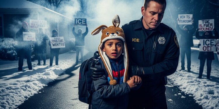 Au Texas une manifestation pacifique pour libérer le petit Liam 5 ans arrêté par limmigration a été violemment dispersée au gaz lacrymogène Découvrez les détails émouvants et les réactions   Viral Mag