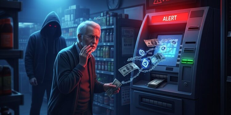 Les arnaques aux distributeurs Bitcoin explosent aux États Unis avec 333 millions de dollars perdus en 2025 selon le FBI Découvrez comment fonctionnent ces fraudes sophistiquées et comment vous protéger   Viral Mag