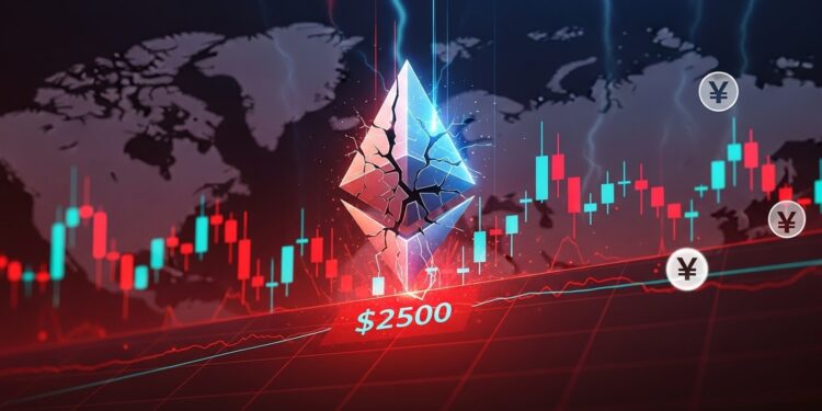 Le prix dEthereum chute sous les 3000 $ et forme un rare pattern baissier Vers un plongeon à 2500 $ avant rebond  Analyse technique détaillée et facteurs macro   Viral Mag