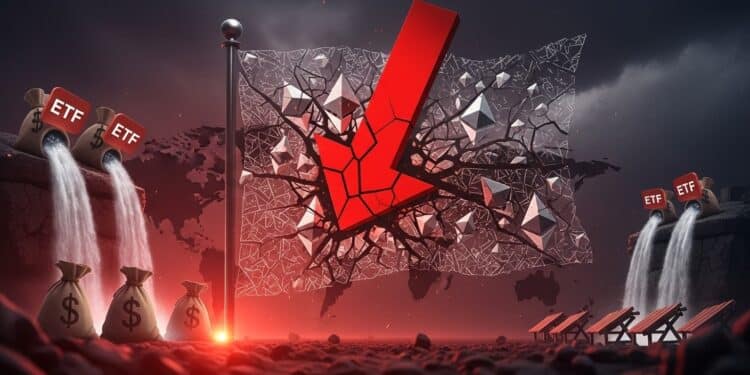 Ethereum chute sous les 3000$ avec un motif pennant baissier confirmé et des sorties massives des ETF Analyse détaillée des risques et scénarios de rebond en 2026   Viral Mag