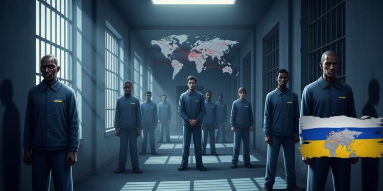 Étrangers dans les Prisons Ukrainiennes : Destins Brisés pour Moscou - Viral Mag Dans une prison secrète dUkraine occidentale des combattants étrangers capturés pour la Russie témoignent de leurs parcours promesses dargent idéologie ou contrainte Récit poignant dhommes venus des quatre coins du monde Viral Mag
