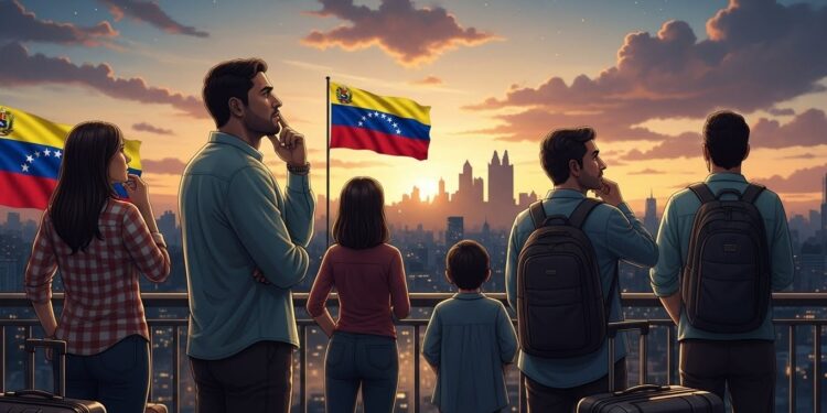 Après la chute spectaculaire de Maduro les millions de Vénézuéliens exilés observent la situation avec prudence Entre espoir et méfiance ils choisissent lattentisme face à un pouvoir chaviste toujours en place   Viral Mag