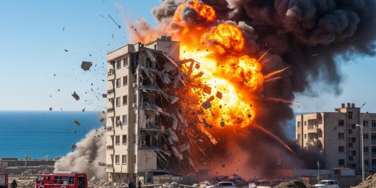 Une explosion due à une fuite de gaz a détruit un immeuble à Bandar Abbas tuant une fillette et blessant 14 personnes dans un contexte de menaces américaines accrues contre lIran   Viral Mag