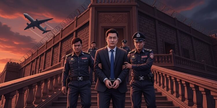Extradition Choc de Chen Zhi vers la Chine : Fin d’un Empire d’Arnaques ? - Viral Mag Découvrez larrestation et lextradition de Chen Zhi magnat accusé de diriger des centres de travail forcé pour escroqueries en ligne au Cambodge Une coopération internationale met fin à un vaste réseau criminel Viral Mag