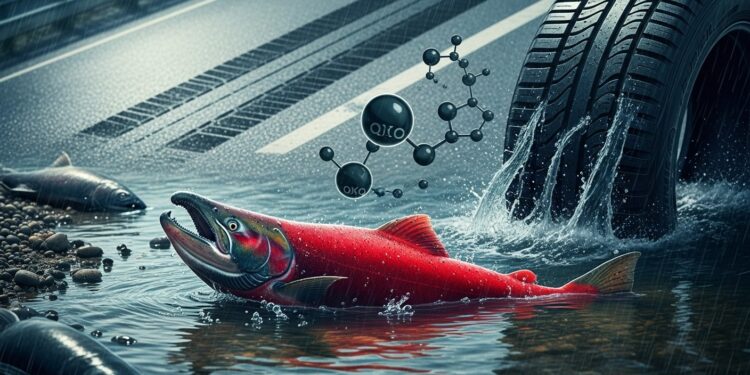 Fabricants de Pneus Accusés de Tuer les Saumons en Californie - Viral Mag Procès historique à San Francisco des fabricants de pneus comme Michelin et Bridgestone sont accusés dempoisonner les saumons via un additif toxique Un enjeu majeur pour lenvironnement et la sécurité routière Viral Mag