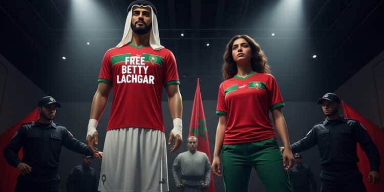 Une militante féministe interpelle le Maroc en habillant la statue de cire de Mohammed VI au musée Grévin avec le message FREE BETTY LACHGAR emprisonnée pour blasphème Décryptage dune action choc   Viral Mag