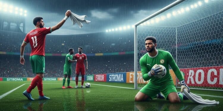 Découvrez lincident surréaliste de la finale CAN 2025 où des joueurs marocains ont tenté de voler la serviette dÉdouard Mendy malgré le prix du fair play reçu Une scène qui interroge lesprit sportif   Viral Mag