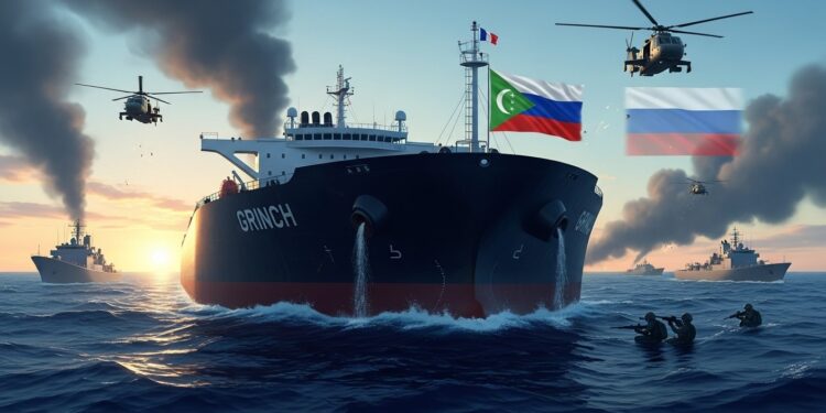 La Marine française intercepte en Méditerranée le pétrolier Grinch suspecté dappartenir à la flotte fantôme russe finançant la guerre en Ukraine Opération alliée et enquête ouverte   Viral Mag