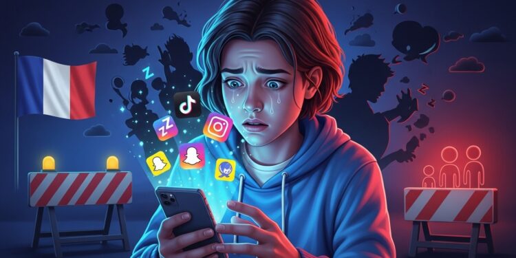 La France sapprête à interdire les réseaux sociaux aux mineurs de moins de 15 ans et les téléphones au lycée dès septembre 2026 Découvrez les enjeux pour la santé des adolescents et les débats en cours   Viral Mag