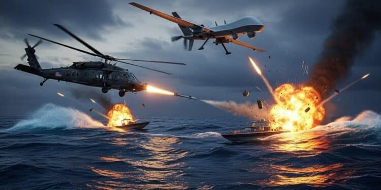 Les États Unis intensifient leurs opérations militaires dans les Caraïbes et le Pacifique contre des navires soupçonnés de narcotrafic avec 8 morts récents Une campagne controversée visant le Venezuela et suscitant des questions sur sa légalité   Viral Mag