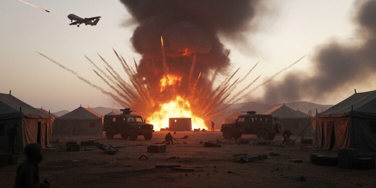 En Éthiopie une frappe de drone a tragiquement tué par erreur une quarantaine de miliciens pro gouvernement dans la région Amhara Un incident qui soulève de graves questions sur la précision des opérations militaires   Viral Mag