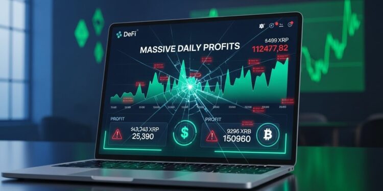 Découvrez les promesses alléchantes de plateformes comme DBTC DeFi offrant des revenus passifs énormes avec XRP Mais derrière ces rendements mirobolants quels sont les vrais risques  Analyse complète   Viral Mag