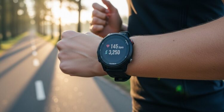 Découvrez pourquoi la Garmin Forerunner 55 à 149€ reste en 2026 la montre connectée idéale pour débutants actifs  autonomie 2 semaines GPS précis suivi santé complet et prix imbattable pendant les soldes   Viral Mag
