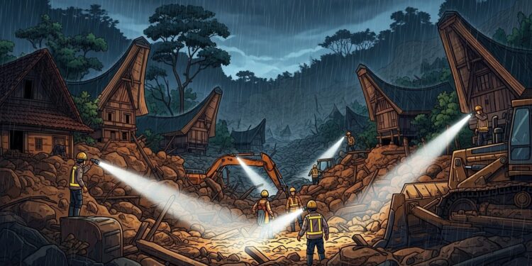 Glissement de Terrain en Indonésie : Reprise des Recherches pour 80 Disparus - Viral Mag En Indonésie un glissement de terrain dévastateur à Java a fait plusieurs morts et laissé environ 80 personnes disparues Les secours reprennent après la pluie détails sur cette tragédie liée aux intempéries saisonnières Viral Mag
