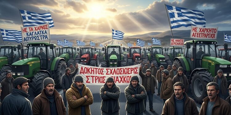 Grèce : Impasse Totale Entre Gouvernement Et Agriculteurs En Colère - Viral Mag Les agriculteurs grecs bloquent les routes depuis des semaines rejetant les compromis du gouvernement sur subventions et coûts énergétiques Une crise agricole profonde menace le pays Viral Mag