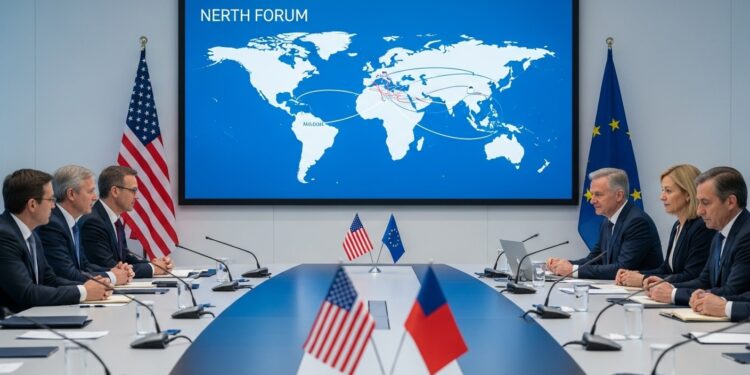 Washington met en garde lUE contre lactivation de son instrument anti coercition face aux menaces de Trump sur le Groenland Tensions commerciales et géopolitiques au Forum de Davos   Viral Mag