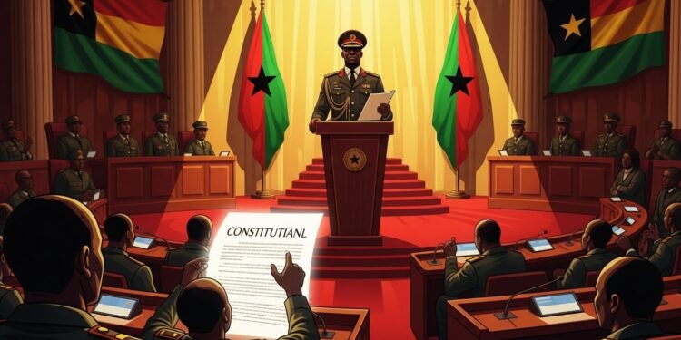 La junte militaire en Guinée Bissau modifie la Constitution pour passer à un régime présidentiel renforcé concentrant les pouvoirs Un changement controversé qui interroge sur lavenir démocratique du pays   Viral Mag