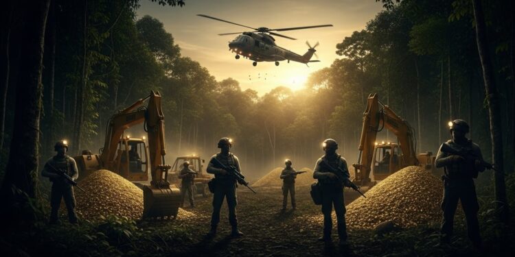 En Guyane française lexplosion de lorpaillage illégal attire désormais des factions criminelles lourdement armées venues du Brésil Les soldats français sont de plus en plus exposés Décryptage alarmant   Viral Mag