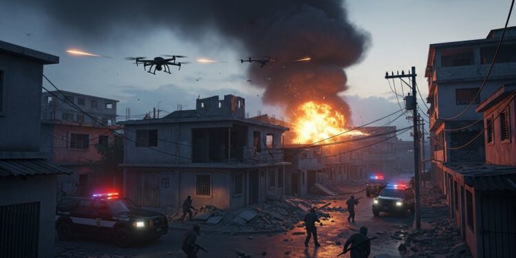 Découvrez loffensive majeure des forces haïtiennes à Port au Prince  destruction de la maison de Jimmy Barbecue Cherizier par drone opérations quotidiennes pour reprendre le contrôle malgré 14 million de déplacés et une crise humanitaire profonde   Viral Mag