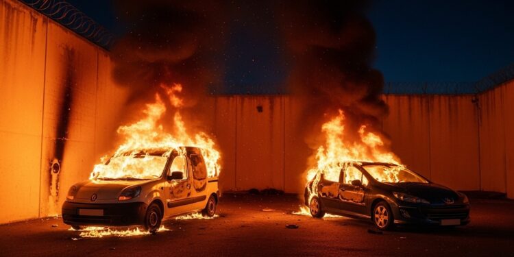 Dans la nuit du 19 au 20 janvier 2026 deux véhicules de ladministration pénitentiaire ont été incendiés au cœur de la maison darrêt de Chambéry Un acte volontaire qui soulève de graves questions sur la sécurité des établissements carcéraux français   Viral Mag