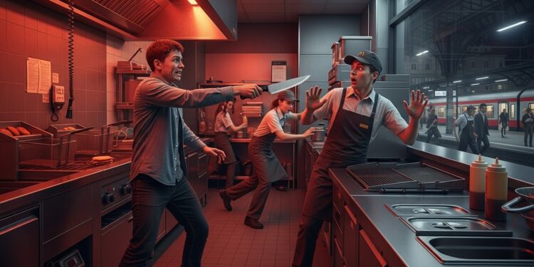 Incident Grave à la Gare de La Chaux-de-Fonds : Tentative de Poignardage au McDonald’s - Viral Mag À La Chaux de Fonds un jeune Algérien déjà connu des autorités a tenté de poignarder un employé de McDonalds après un vol à létalage Détails de cet incident alarmant en Suisse Viral Mag