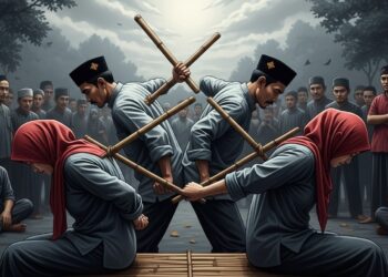 En Indonésie un couple a été publiquement flagellé 140 fois à Aceh pour relations sexuelles hors mariage et alcool Découvrez les détails de cette sentence sévère sous la charia   Viral Mag