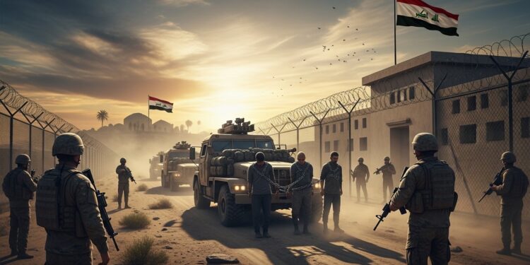 LIrak entame des poursuites judiciaires contre des membres de lEI transférés de Syrie par les États Unis alors que jusquà 7000 détenus pourraient suivre Tensions sécuritaires et refus de rapatriement aggravent la crise régionale   Viral Mag