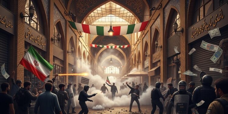 Dixième jour de contestation en Iran  heurts violents au Grand Bazar de Téhéran bilan lourd avec au moins 27 morts Un mouvement économique qui défie le régime de Khamenei dans un contexte de crise profonde   Viral Mag