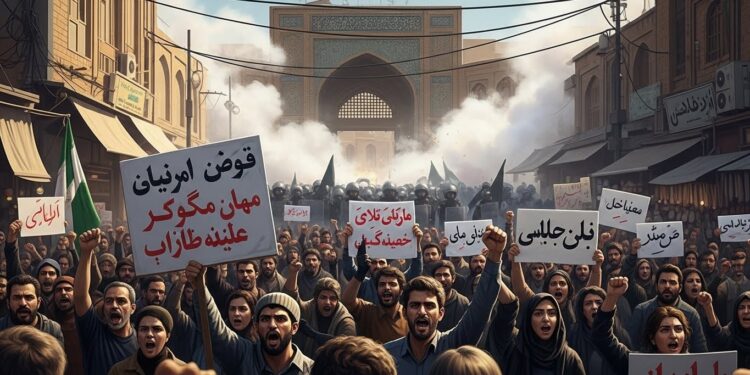 Iran : Manifestations Massives Défient le Pouvoir Face à la Crise - Viral Mag Les manifestations en Iran entrent dans leur 11e jour avec des appels à la modération du président Pezeshkian des menaces militaires et un bilan humain lourd Découvrez les derniers développements dun mouvement contestataire majeur Viral Mag