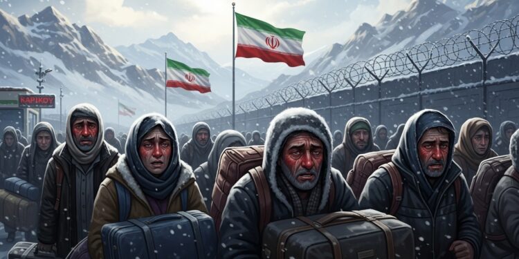 À la frontière turque des Iraniens fuient la répression sanglante et implorent une intervention extérieure contre le régime Témoignages poignants dun peuple à bout   Viral Mag