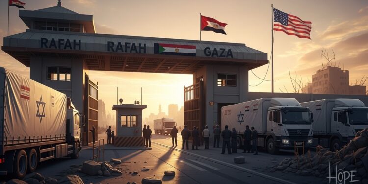 Israël annonce une réouverture limitée du passage de Rafah verrouillé depuis des mois malgré le cessez le feu Conditionnée à une opération militaire cette décision sous pression américaine ouvre la voie à laide vitale pour Gaza et à la phase 2 du plan Trump   Viral Mag