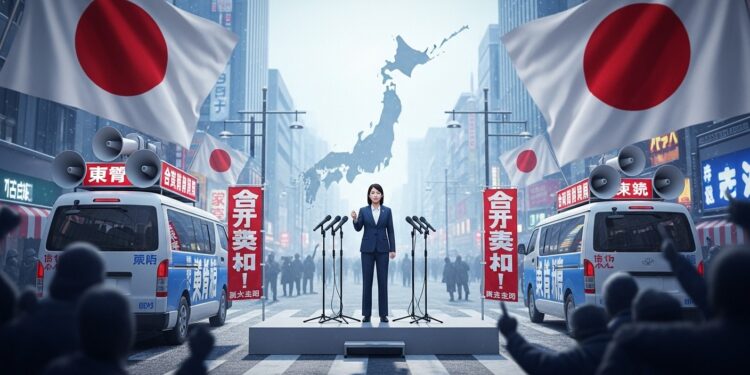 Plongez dans la campagne éclair japonaise où Sanae Takaichi Première ministre risque son avenir politique Élections du 8 février popularité en baisse promesses fiscales risquées et tensions internationales   Viral Mag