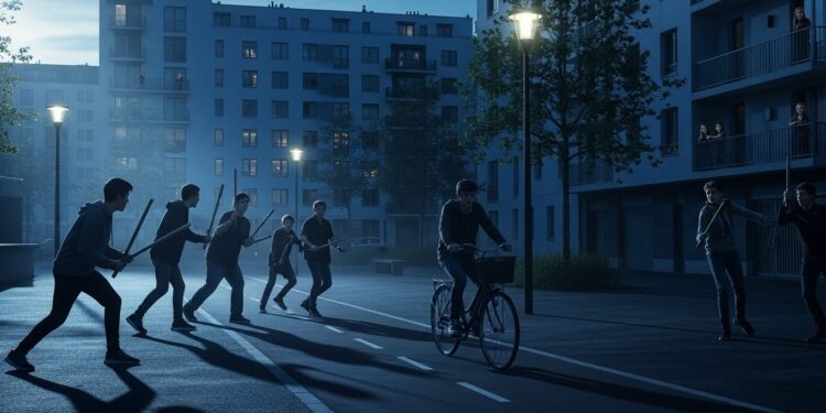 Découvrez le témoignage choc de riverains à Gerland face à une bande dadolescents violents munis de bâtons Insécurité croissante interpellations limitées par la minorité  que fait la ville pour protéger les habitants    Viral Mag