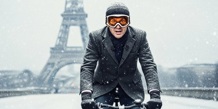 Julian Bugier Moqué pour son Masque de Ski Hilarant - Viral Mag Découvrez pourquoi Julian Bugier a fait rire tout le monde dans C à Vous avec son masque de ski sous la neige parisienne Une anecdote croustillante et des moqueries gentilles qui ont marqué la soirée Viral Mag