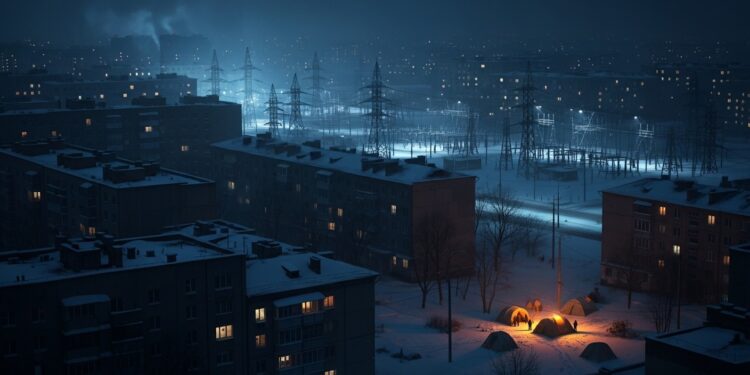 Plus de 60  de Kiev sans électricité 4000 immeubles sans chauffage  la capitale ukrainienne subit de plein fouet les attaques russes sur son réseau énergétique en plein hiver glacial Situation critique décryptée   Viral Mag