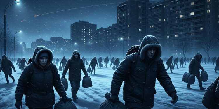 Le maire de Kiev annonce que 600000 personnes ont quitté la capitale depuis le 9 janvier face aux frappes russes massives sur lénergie privant la moitié des immeubles de chauffage dans un froid glacial Une situation critique qui saggrave   Viral Mag