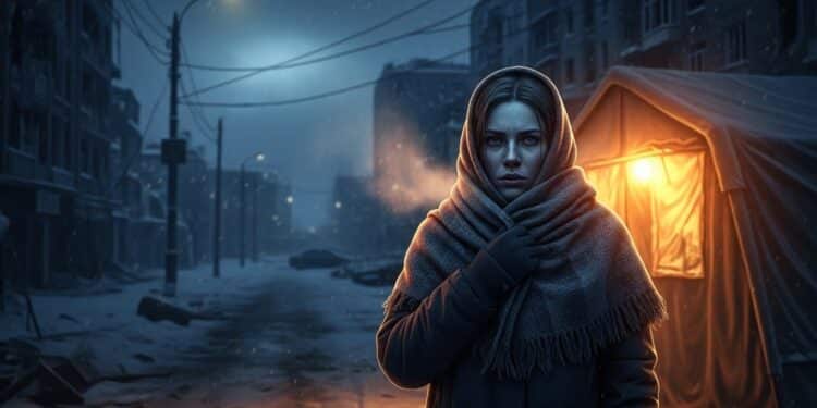 À Kiev sans chauffage ni électricité par  10°C les habitants résistent avec solidarité et souvenirs familiaux face aux frappes russes Témoignages poignants dune résilience inébranlable   Viral Mag