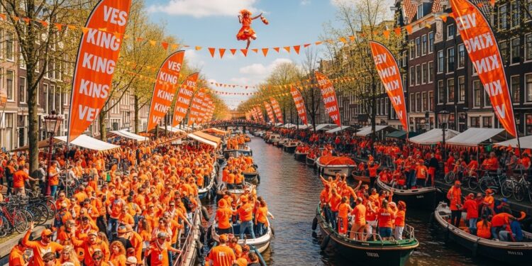 Découvrez comment vivre le Kings Day à Amsterdam comme un vrai Néerlandais  ambiance orange fêtes sur les canaux vrijmarkt festivals et traditions en 2026 Guide ultime    Viral Mag
